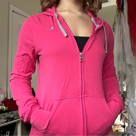 Nike Pink Zip-Up Jacket - Picture 1 of 3